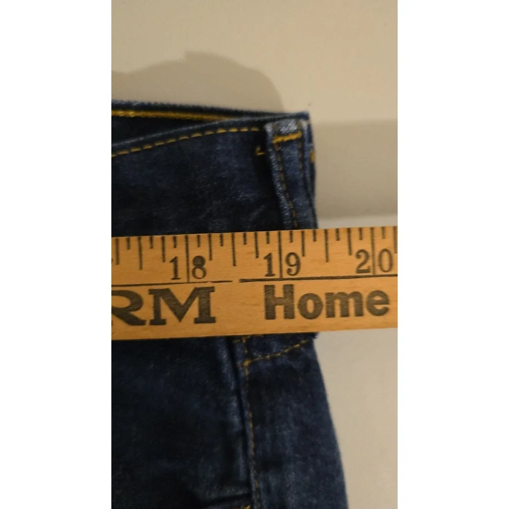 Levis 514 Mens Jeans 38x32 Blue Dark Wash‎ Regular Straight Western Normcore